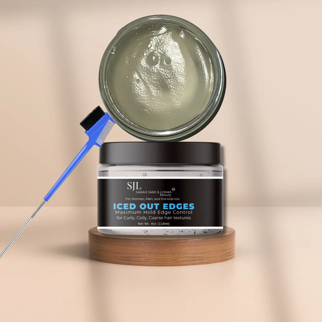 SJL Iced Out Edges, Maximum Hold Edge Control, Fragrance Free