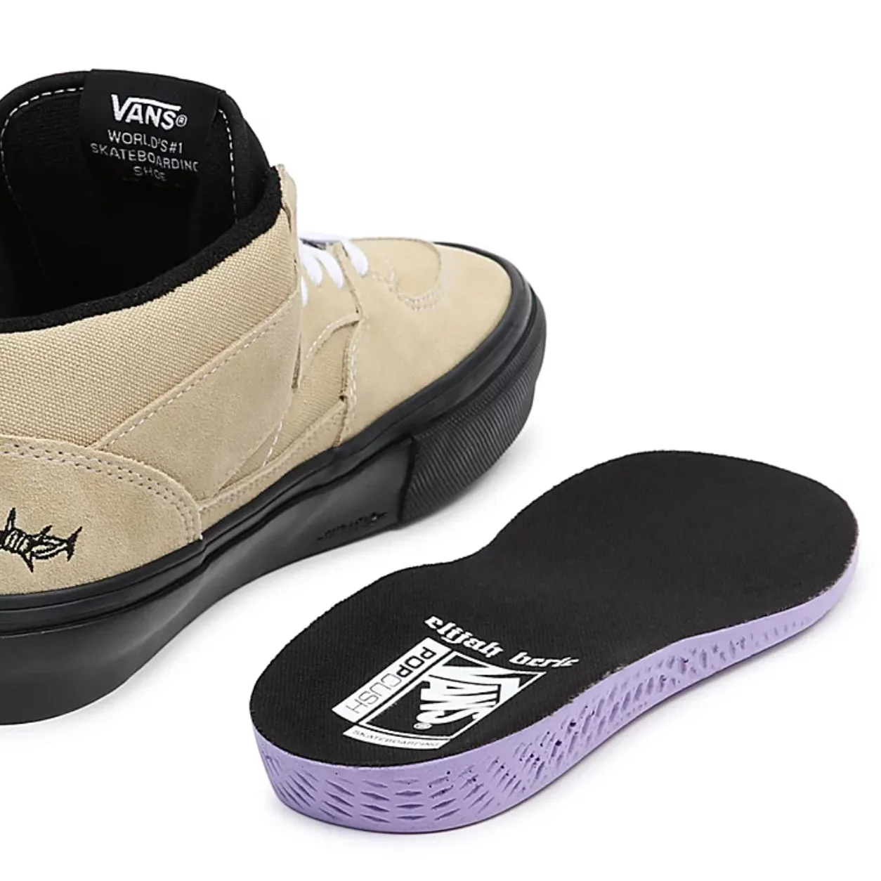 Skate Half Cab Elijah Berle Khaki Black