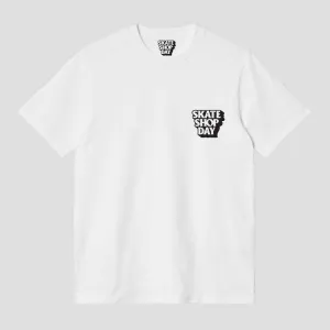 Slugger "Skate Shop Day" Shops Logo Tee - White