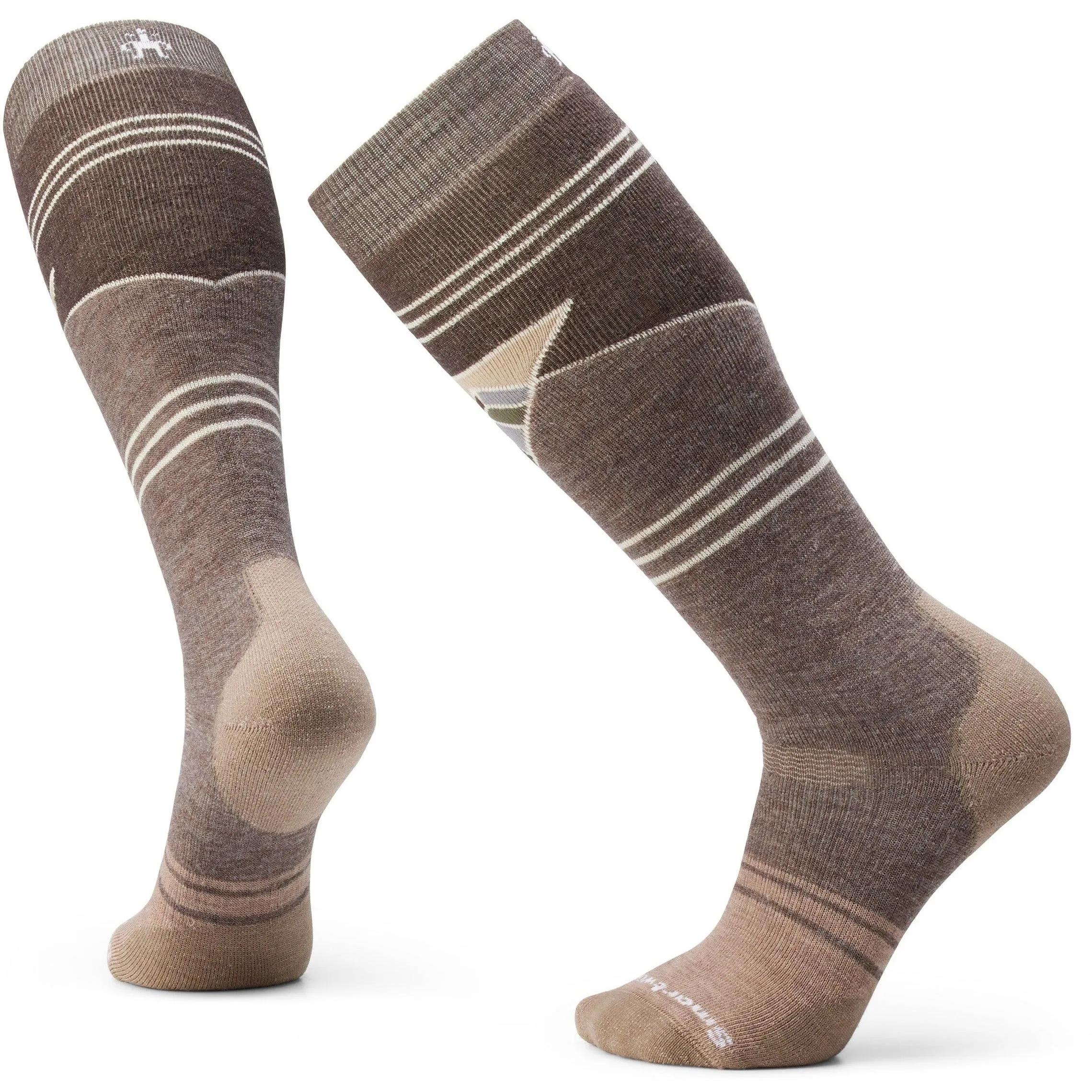Smartwool Snowboard Full Cushion Mountain Geo Pattern Over-the-Calf Socks