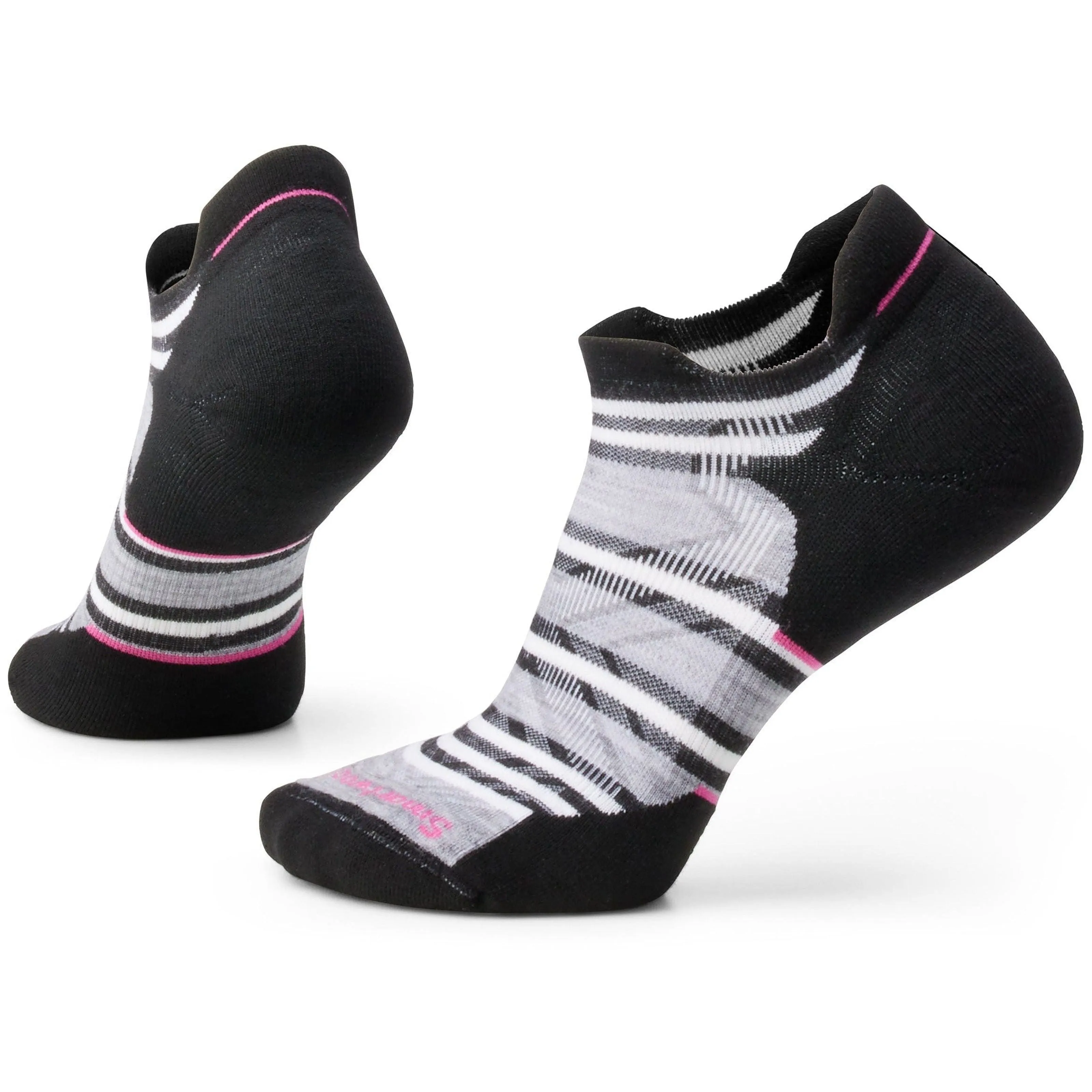 Smartwool Womens Run Targeted Cushion Stripe Low Ankle Socks