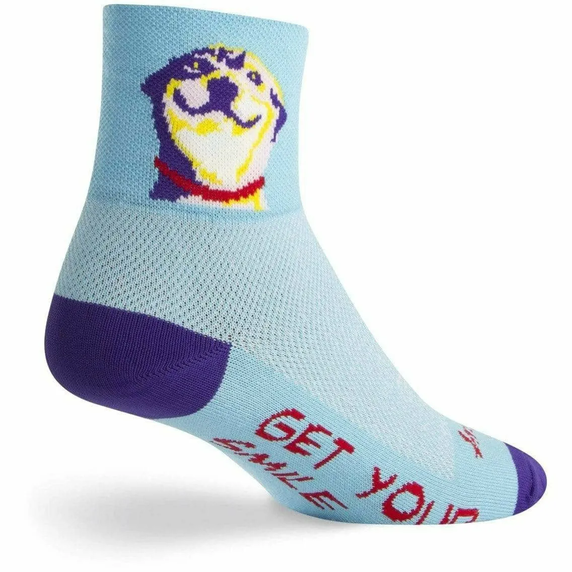 SockGuy Grin Classic 3 Inch Mini Crew Socks