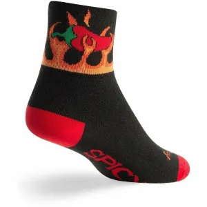 SockGuy Spicy Classic 3 Inch Mini Crew Socks