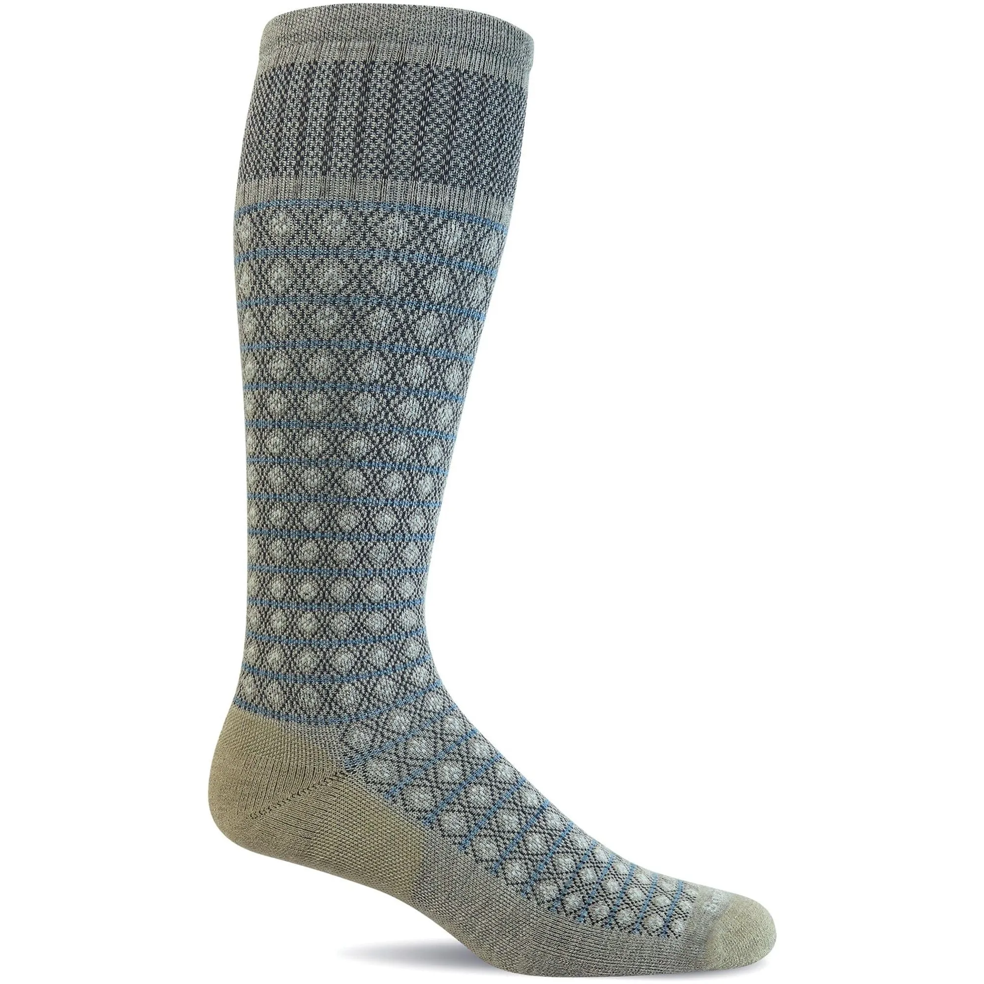 Sockwell Mens Diamond Stripe Moderate Compression Socks