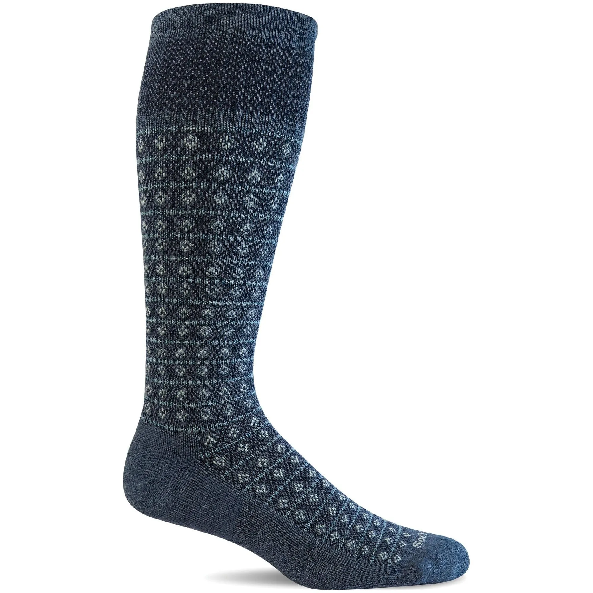 Sockwell Mens Diamond Stripe Moderate Compression Socks