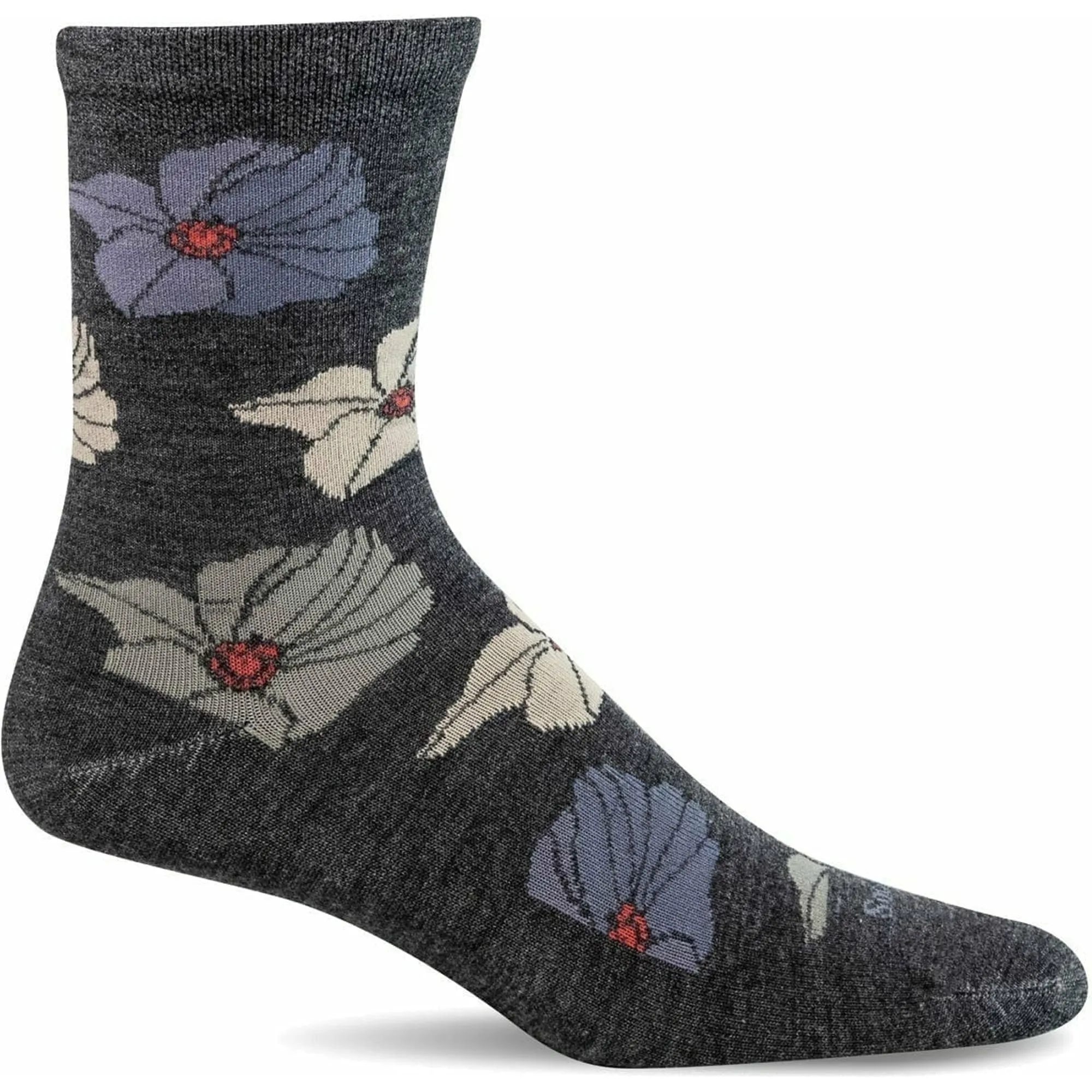 Sockwell Womens Big Bloom Essential Comfort Crew Socks