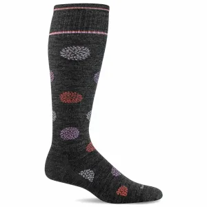 Sockwell Womens Full Bloom Moderate Compression Wide Calf Fit Socks