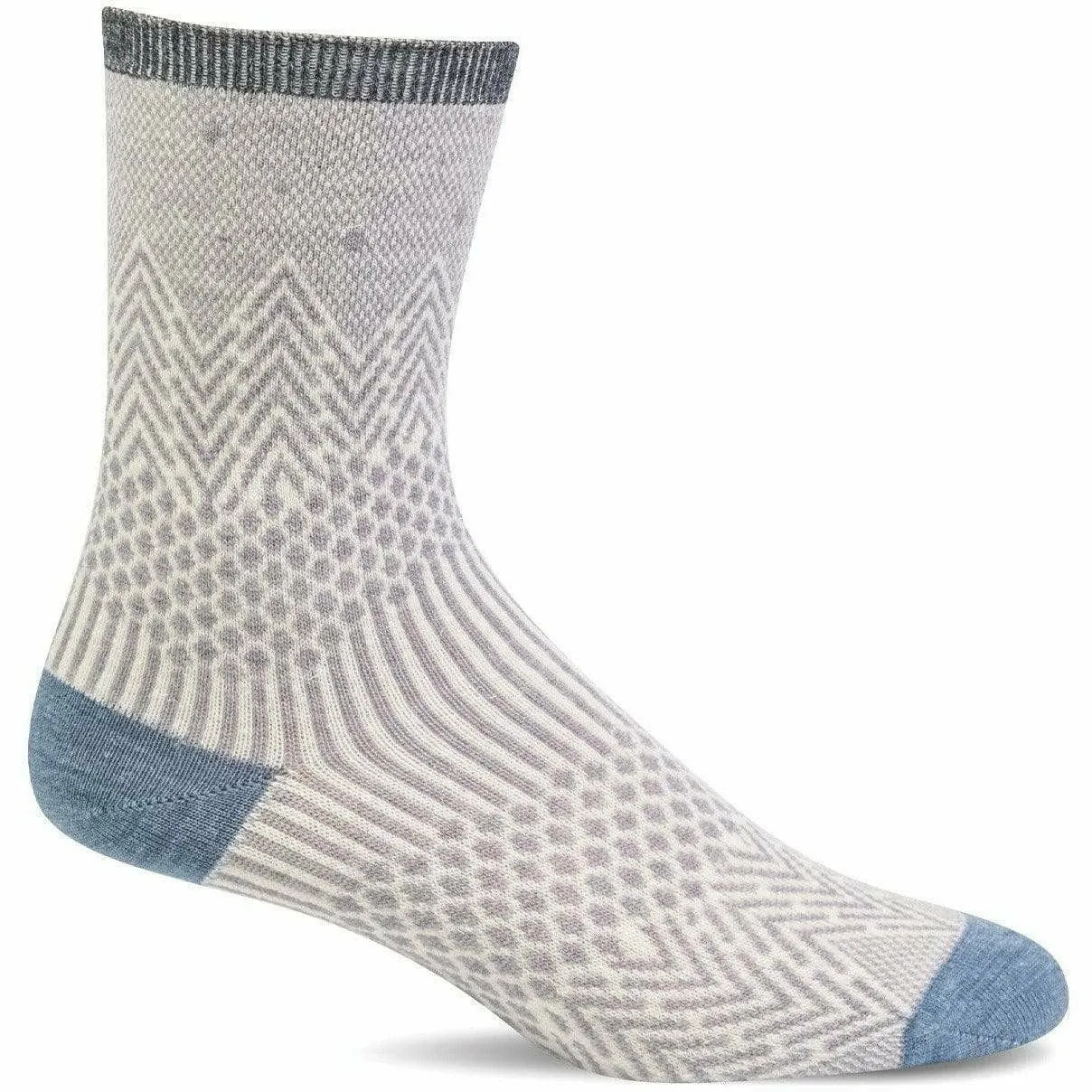 Sockwell Womens Mountain Jacquard Essential Comfort Crew Socks