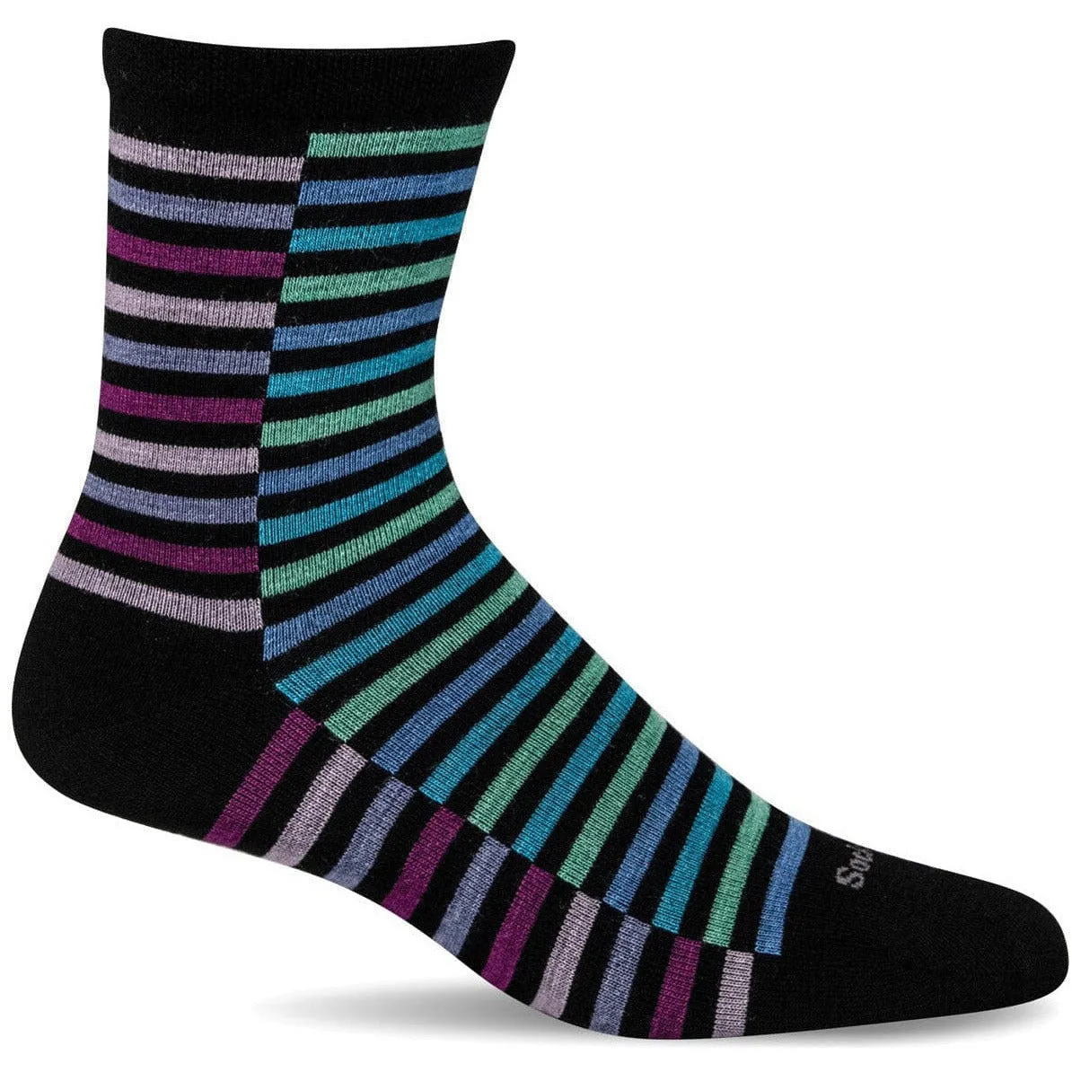 Sockwell Womens Zip Essential Comfort Crew Socks