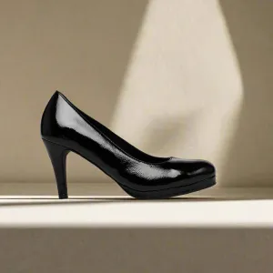 Sophia - Black Shine Leather