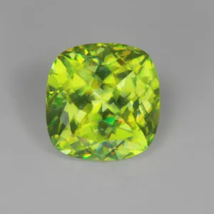 Square Cushion Cut Sphene 2.38 Carats