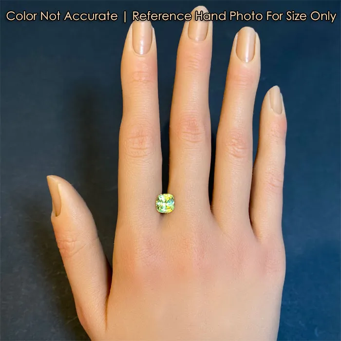 Square Cushion Cut Sphene 2.38 Carats