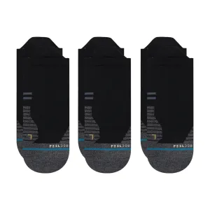 Stance Run Ultralight Tab Socks 3 Pack - Black