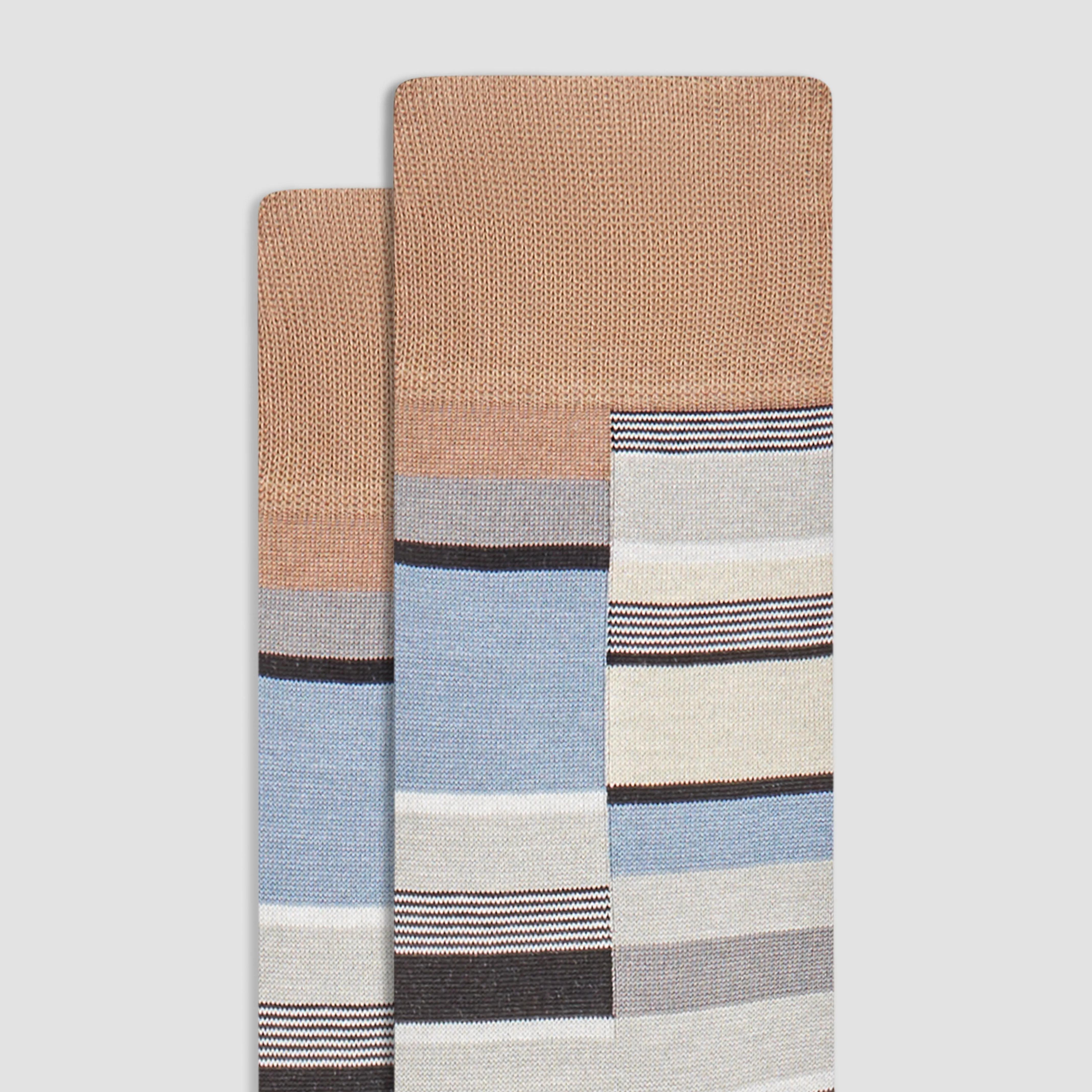 Striped Mid-Calf Socks