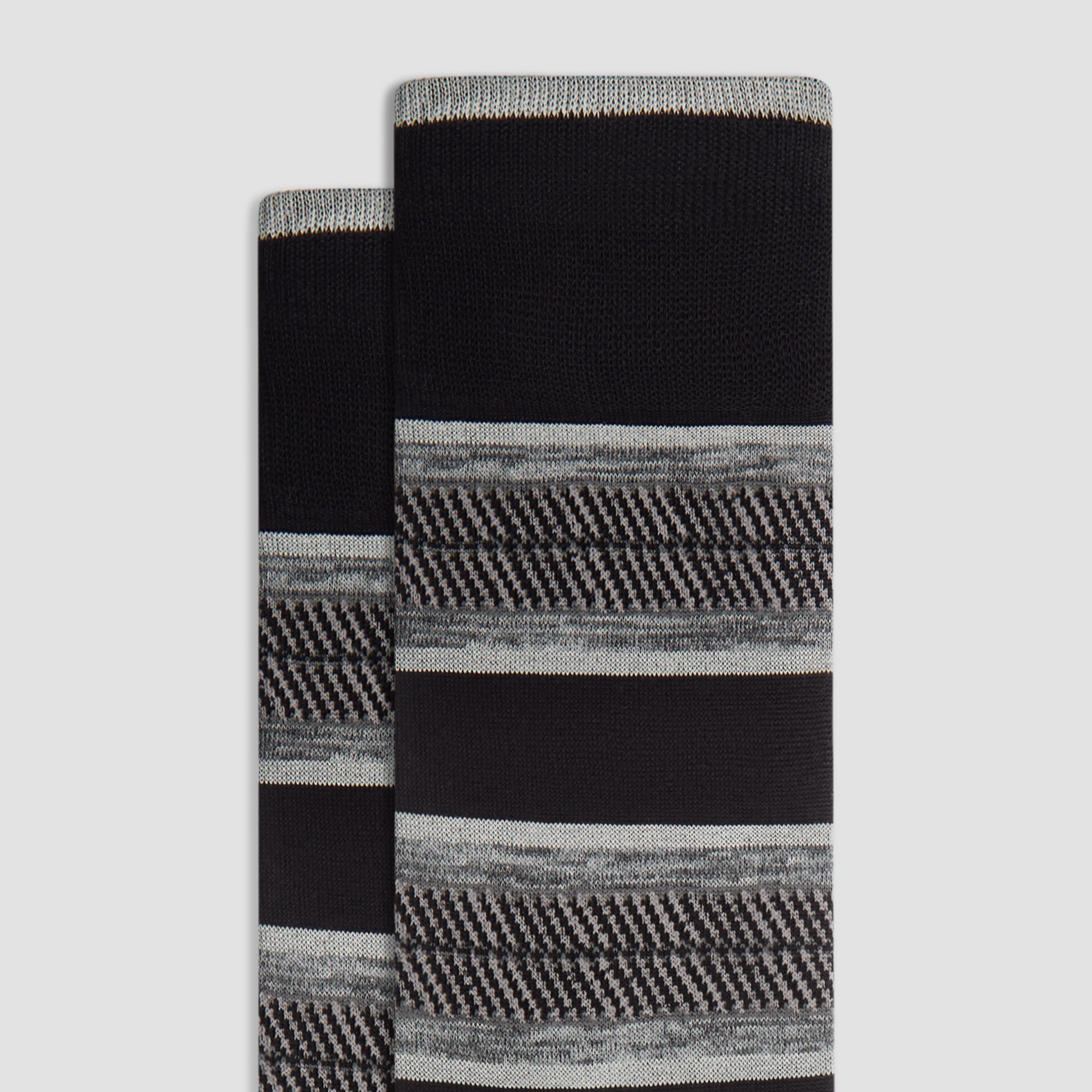 Striped Mid-Calf Socks