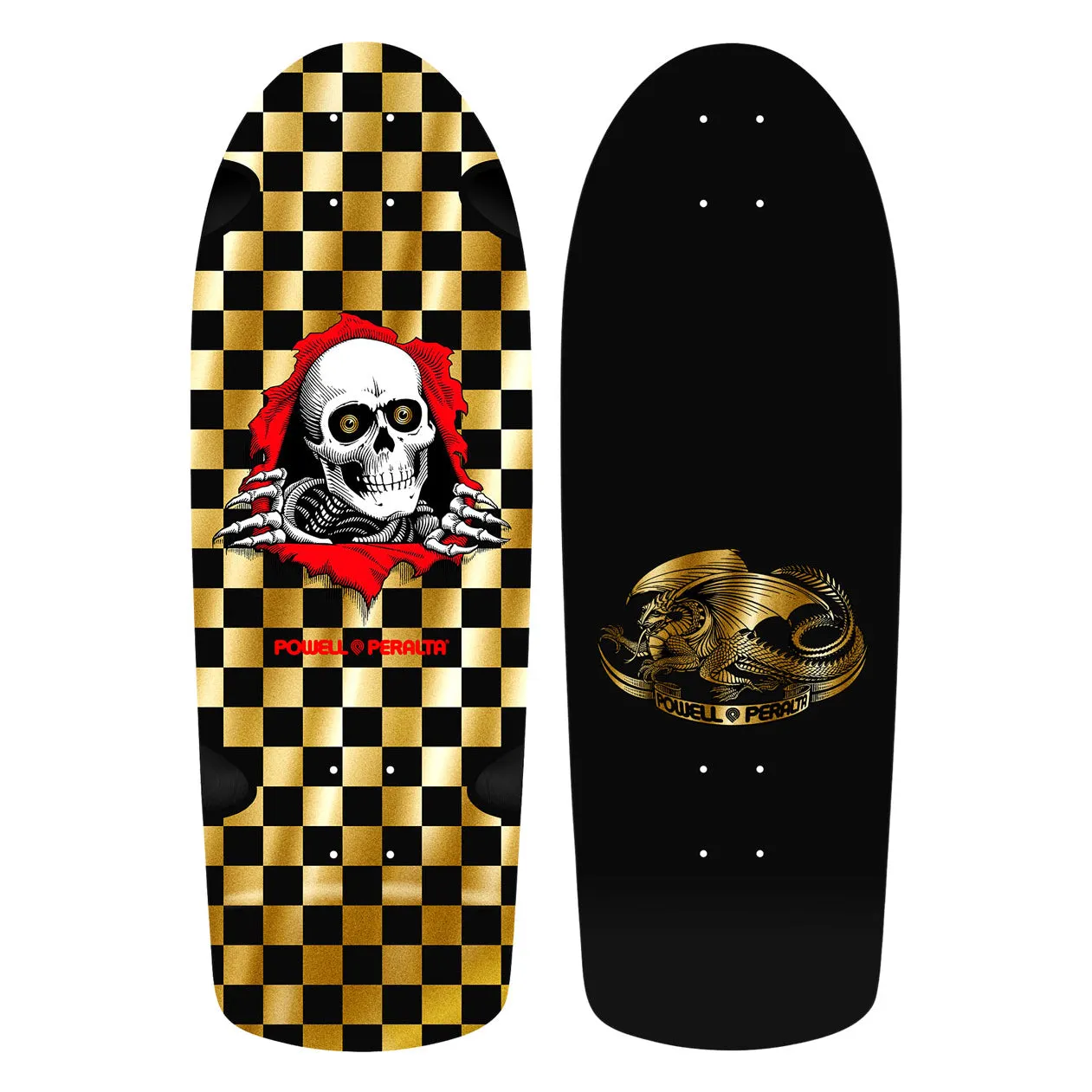 Tabla Skate Powell Peralta Ripper OG Checkered 16 Gold Foil 10.0