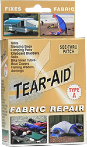 TEAR-AID TYPE A FABRIC REPAIR