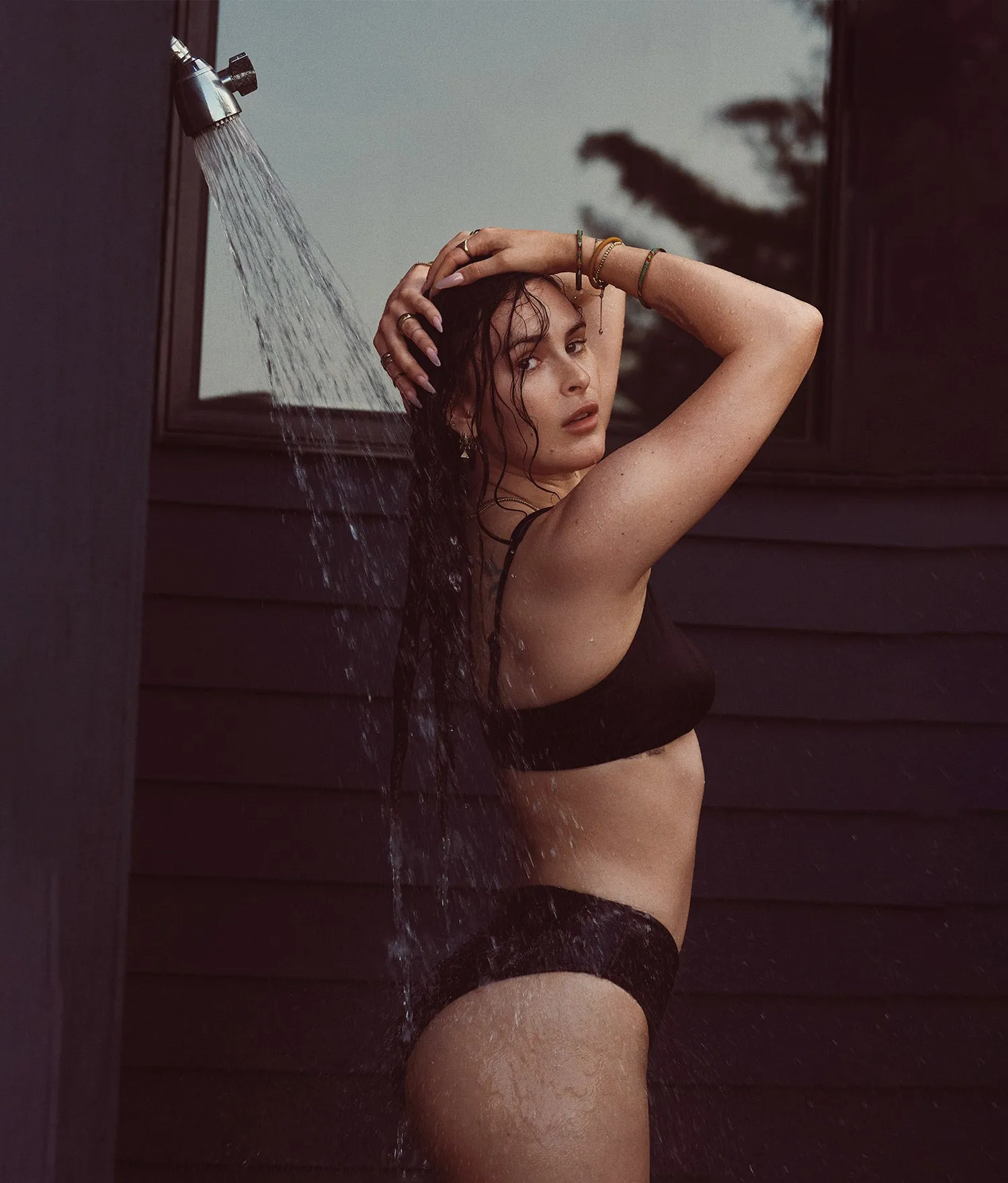 The Havana Bikini Top - Flat - Black