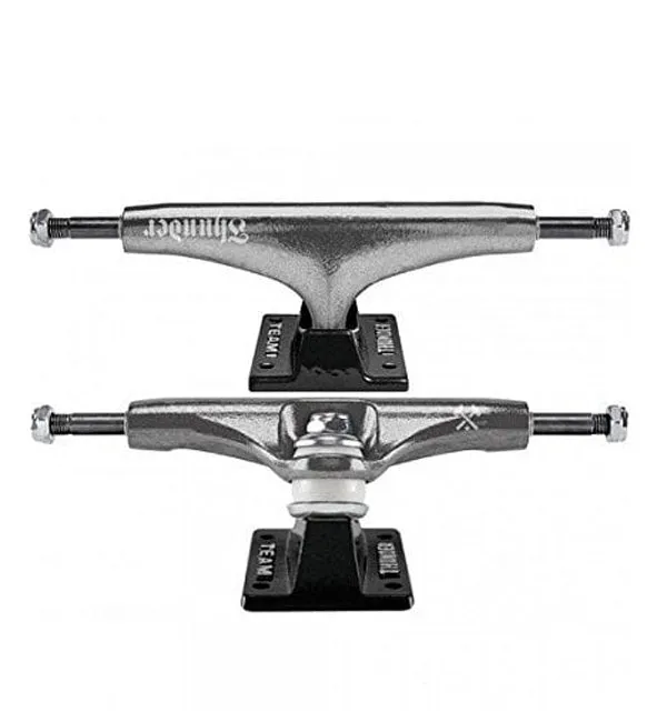 Thunder OG Script Black Chrome 147 Skateboard Truck