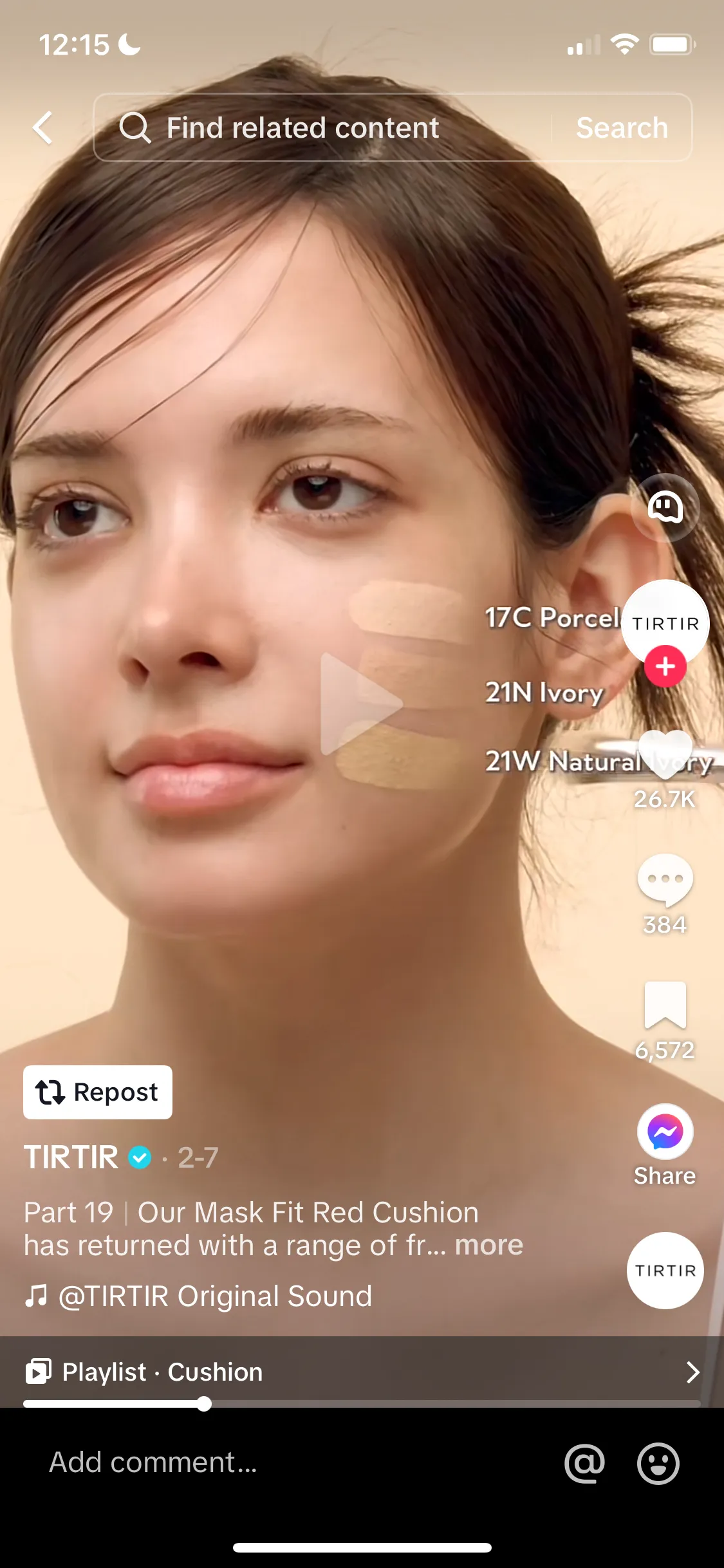 TIRTIR Mask fit Cushion RED CUSHION