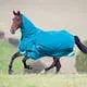TK9690-75"-Turq Storm Cheeta 200g Rug & Neck Set