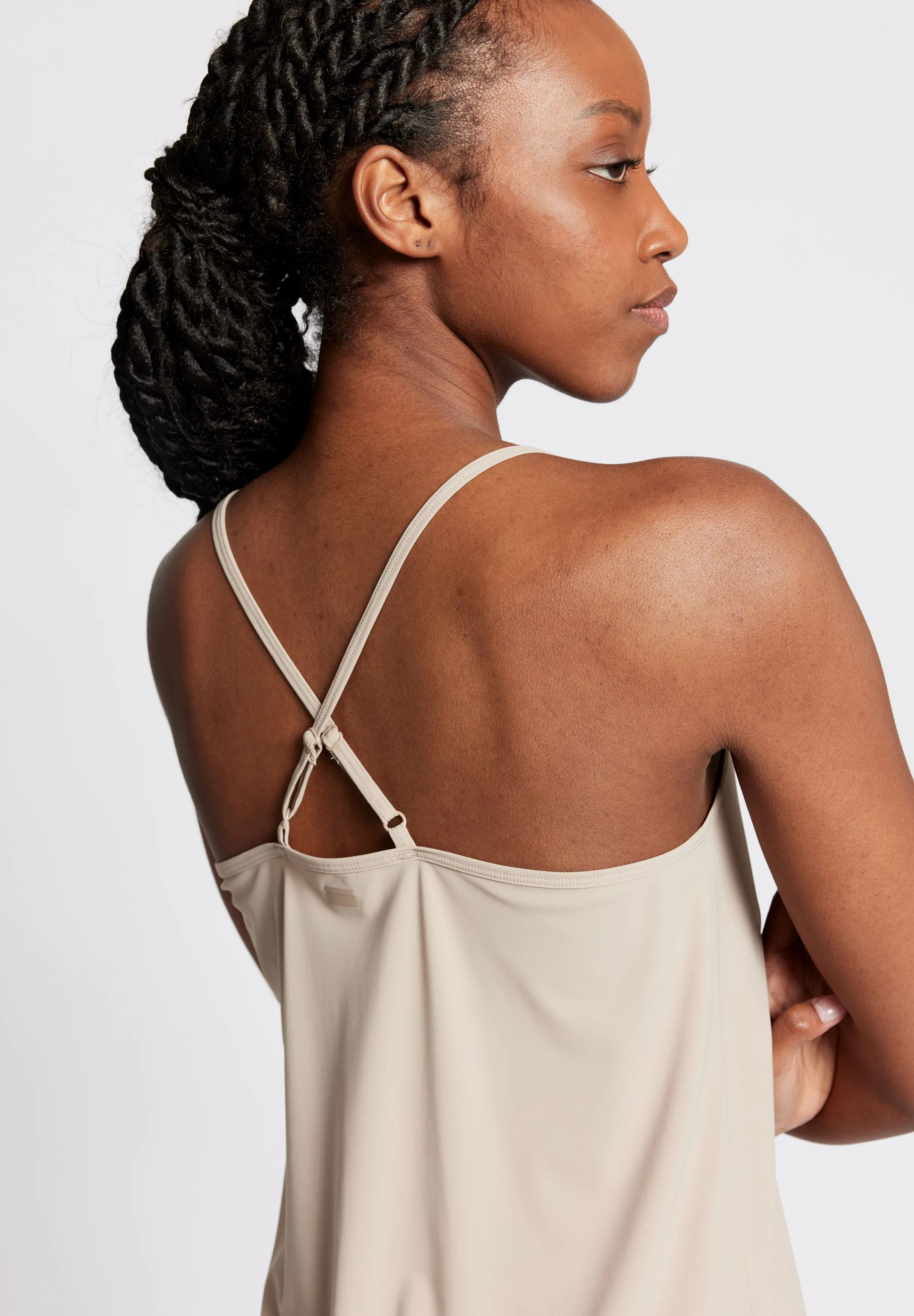 Top Crossed Back Ann - mocha