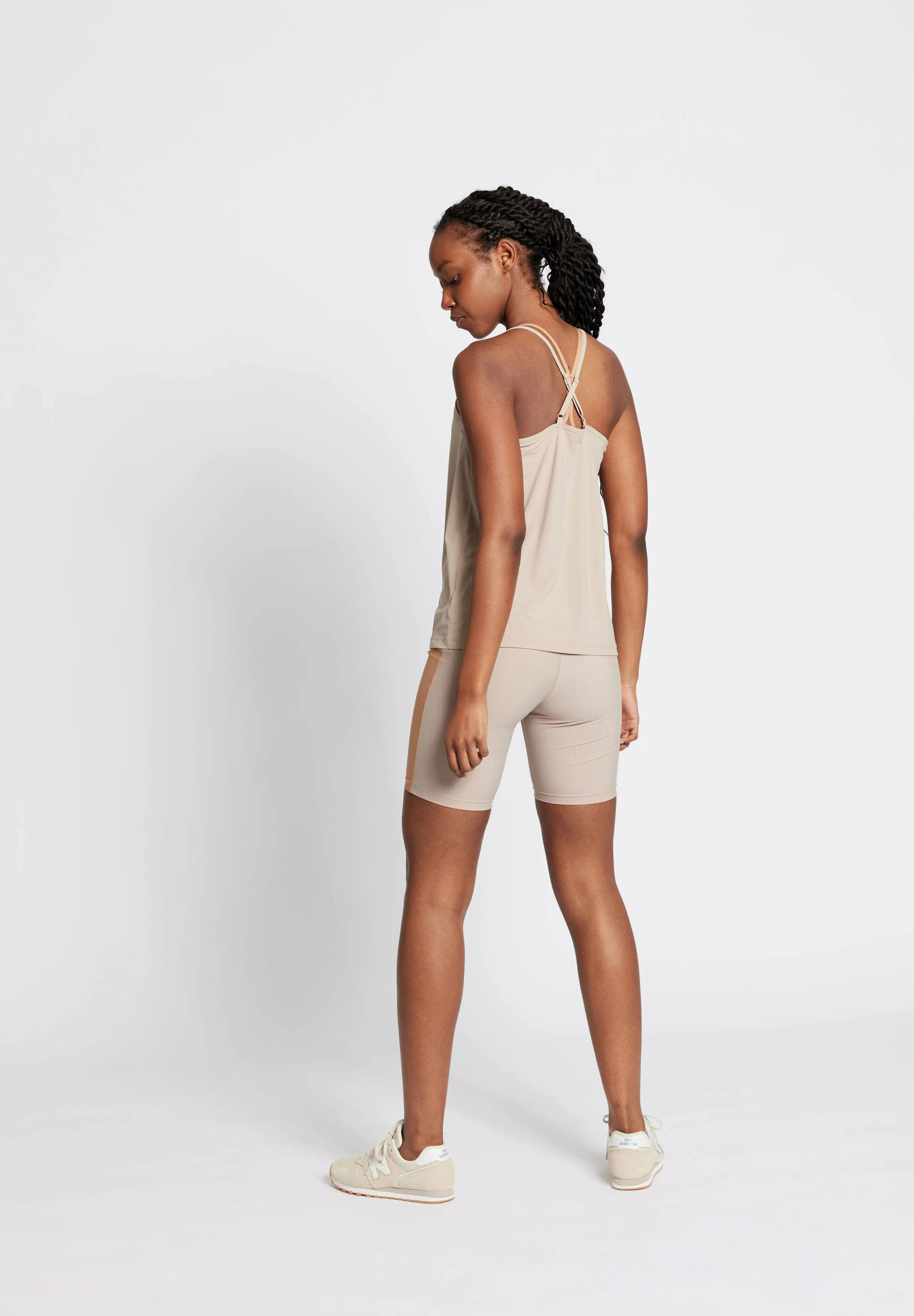 Top Crossed Back Ann - mocha