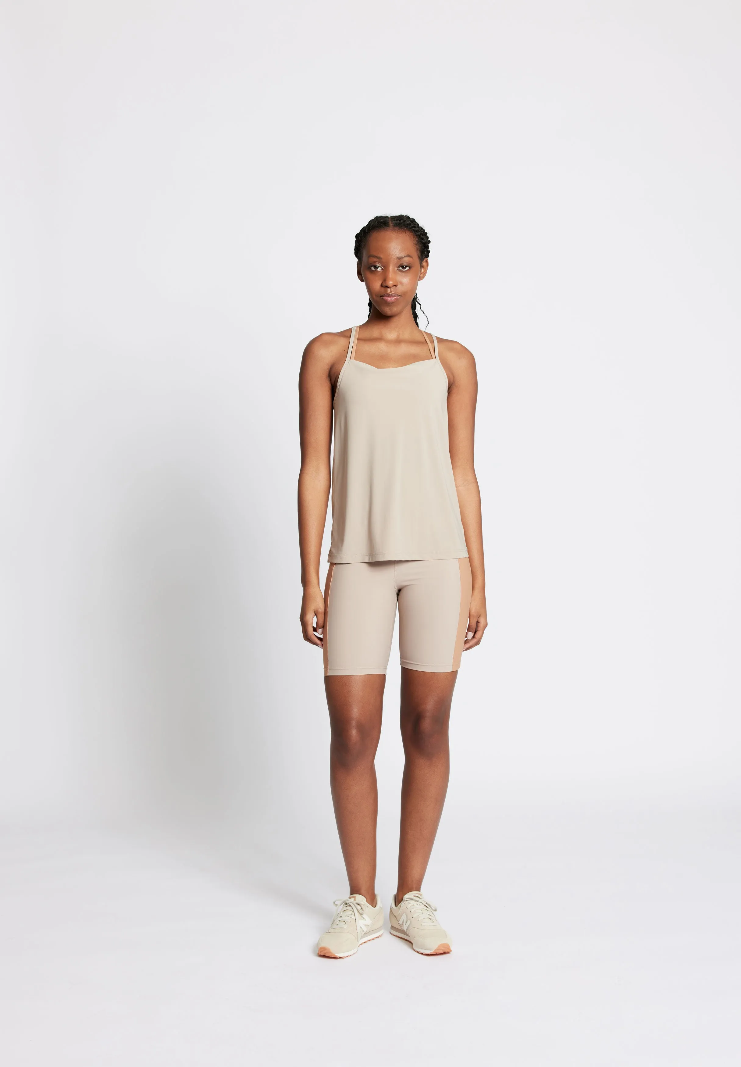 Top Crossed Back Ann - mocha