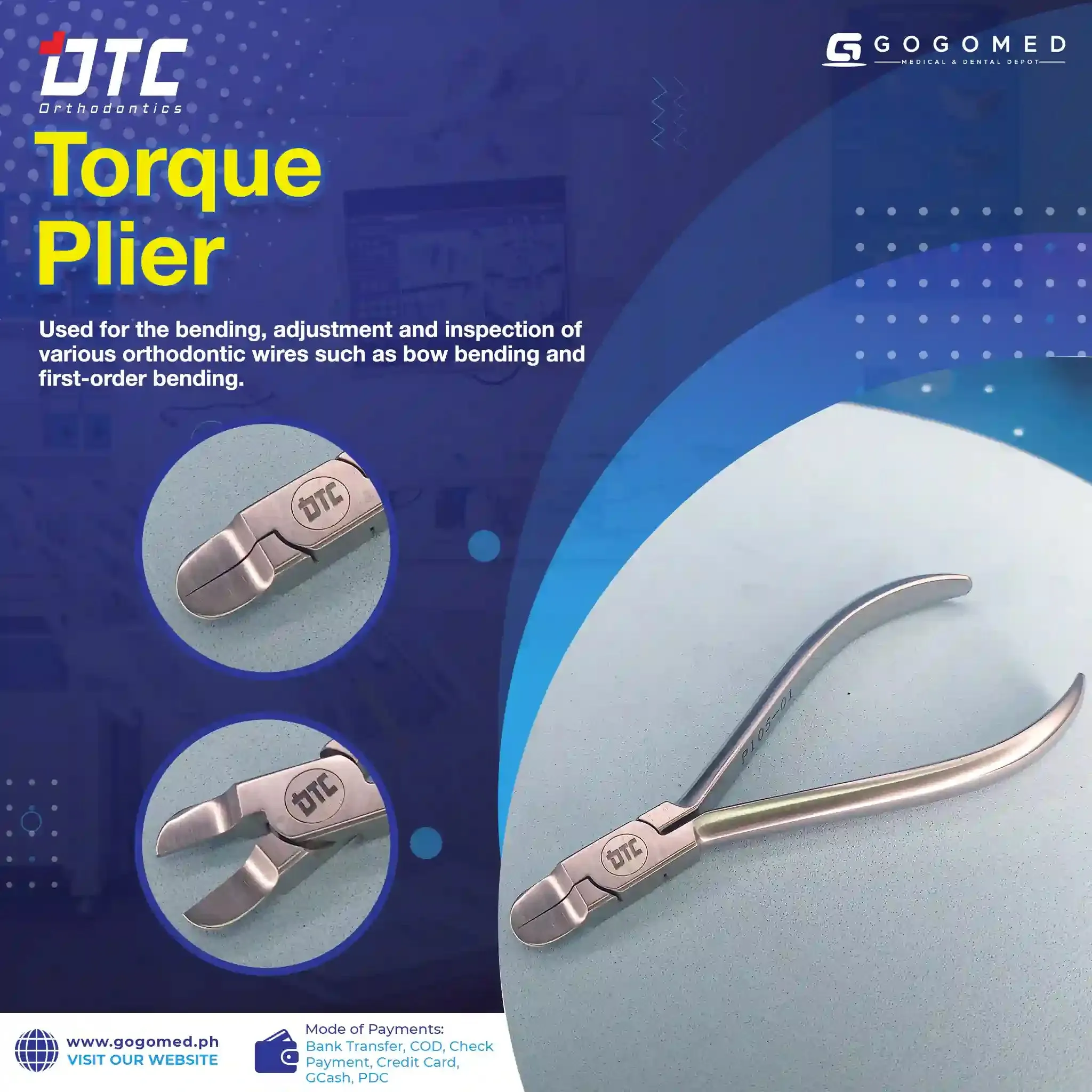 Torque Plier (Tweed Arch Forming) - DTC