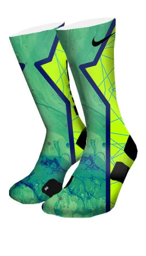 Turbo Green Hero Custom Elite Socks