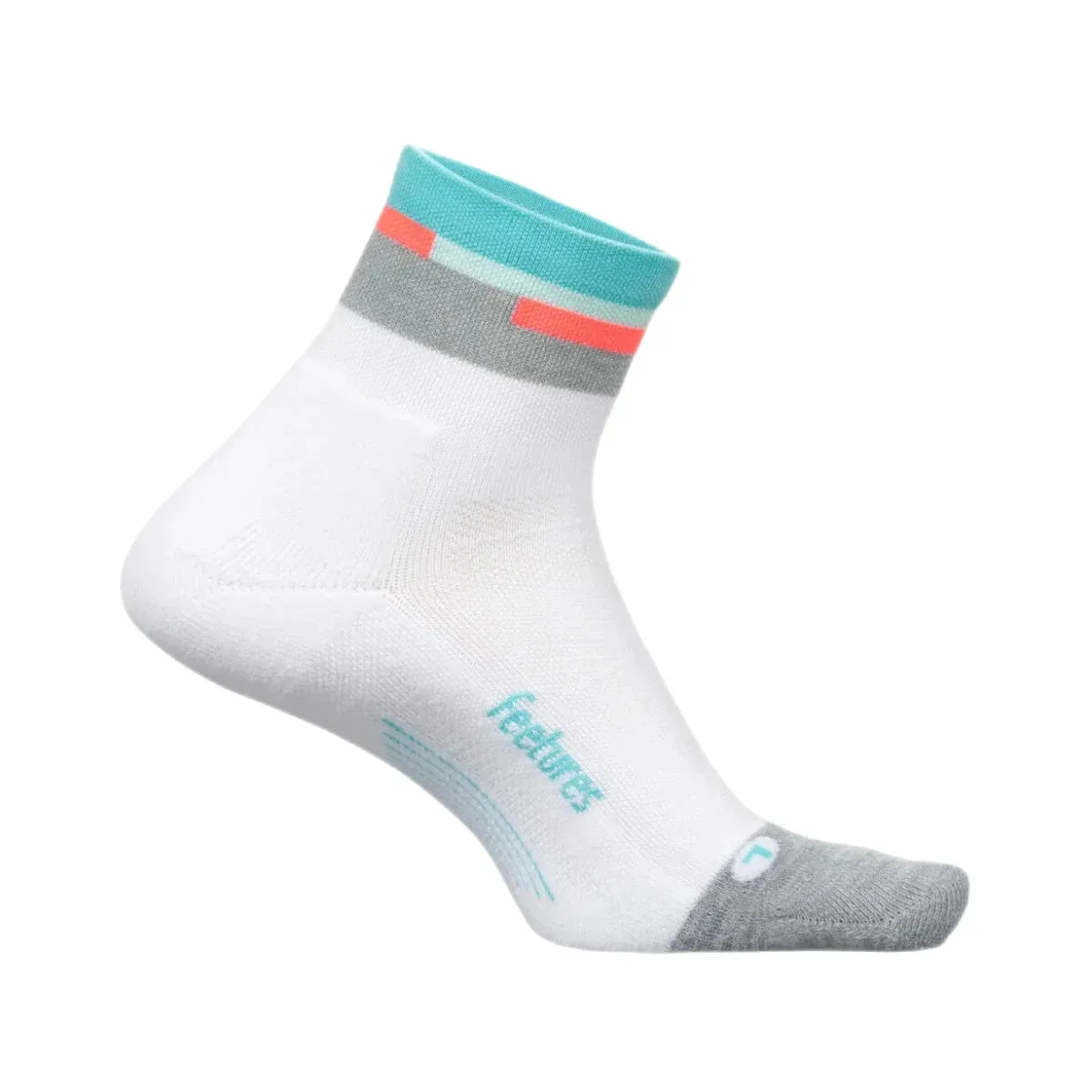Unisex Feetures Elite Light Cushion Quarter Socks