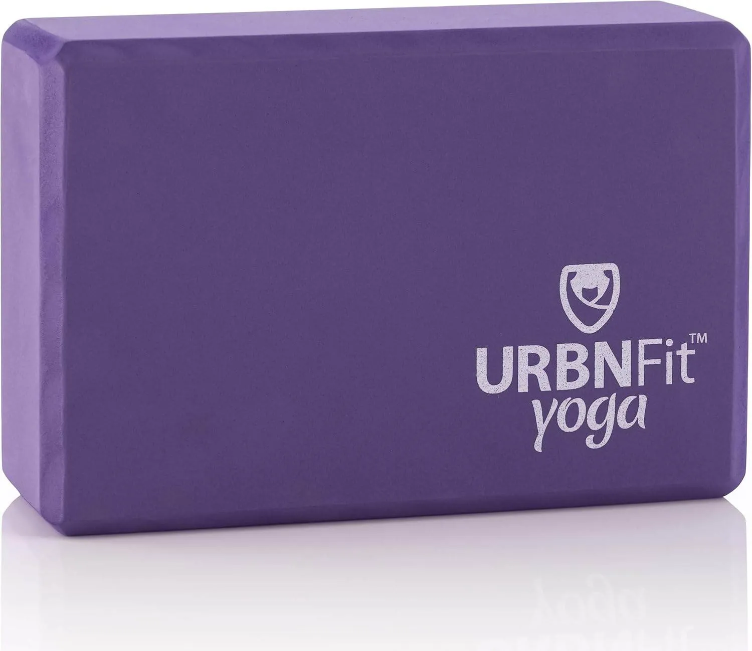 URBNFit Yoga Blocks 2 Pack - Sturdy Foam Yoga Block Set with Strap for Exercise, Pilates Workout, Stretching, Meditation, Stability - High Density Non Slip Brick, Fitness Accessories
