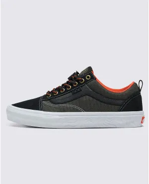 Vans X Spitfire Wheels Skate Old Skool Shoe Black Flame