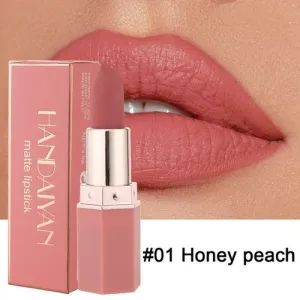 Waterproof Nude Matte Lipstick - Long-lasting, 6 Color Set