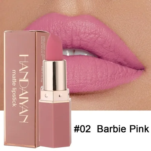 Waterproof Nude Matte Lipstick - Long-lasting, 6 Color Set