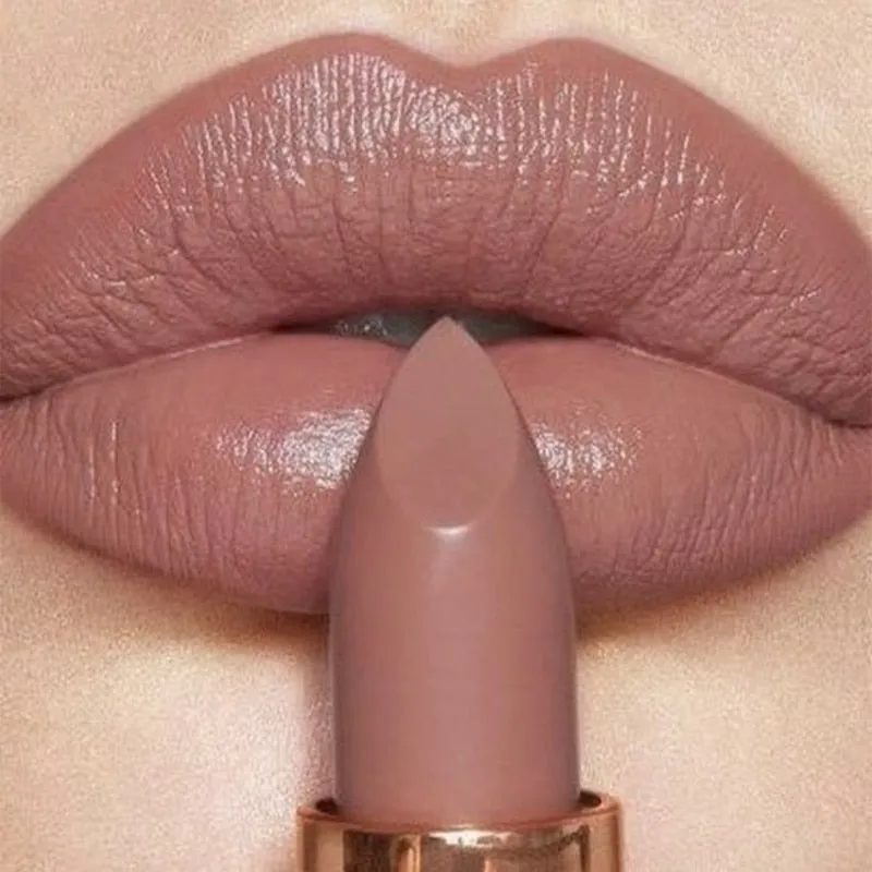 Waterproof Nude Matte Lipstick - Long-lasting, 6 Color Set