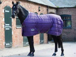 WEATHERBEETA COMFITEC 210D CHANNEL QUILT STANDARD NECK MEDIUM FILL - 4'9 & 5'3 Purple, 4'9 Navy