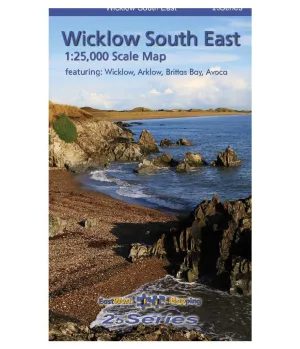 WICKLOW SOUTH EAST 1:25,000 SCALE MAP - WATERPROOF AND NON-WATERPROOF