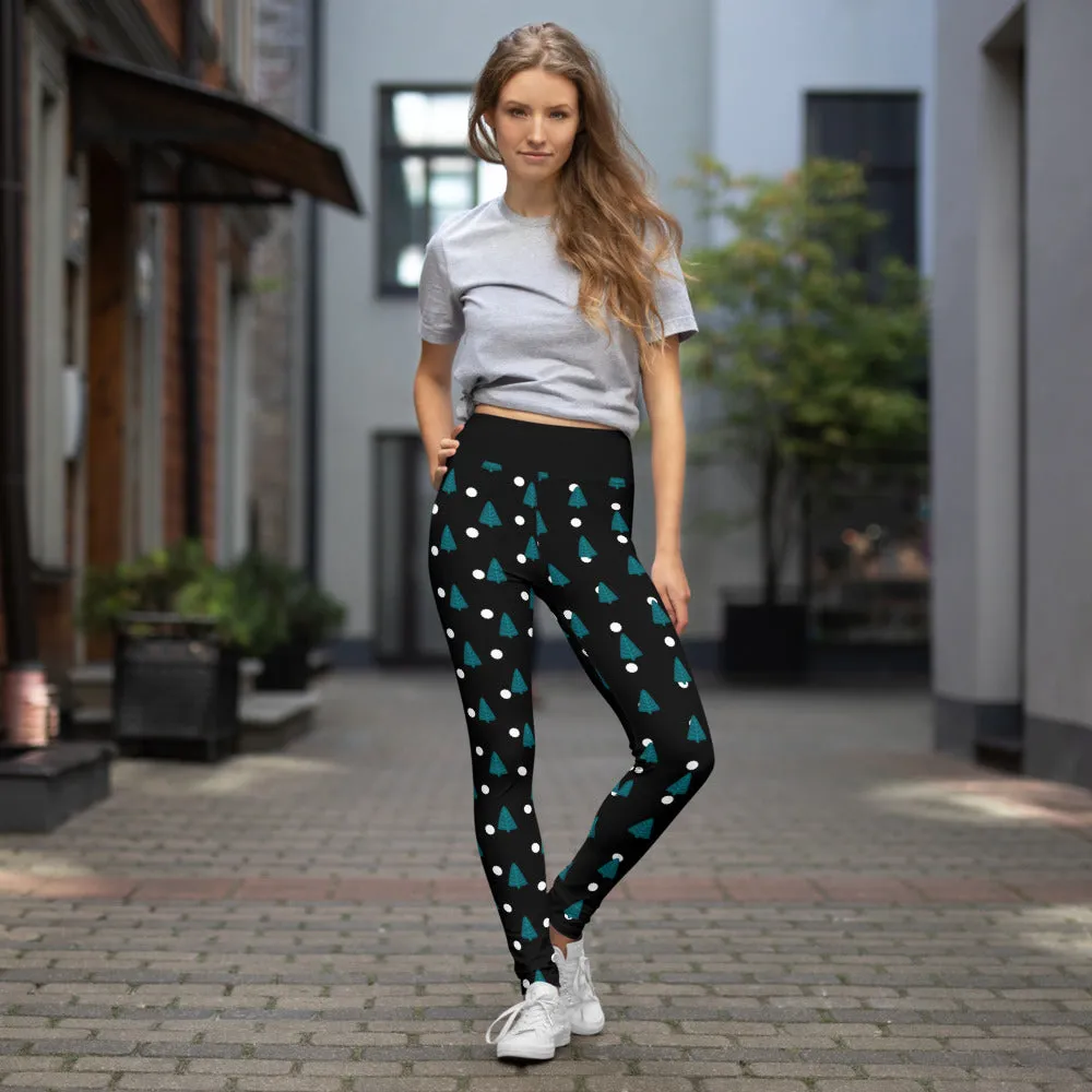 Winter Wonderland Yoga Leggings