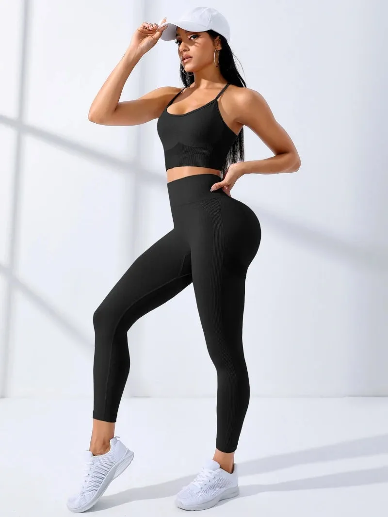 Women Yoga Set  Workout Outfit