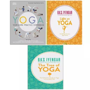Yoga Your Home Practice Companion (HB), Light on Yoga, Tree of Yoga 3 Books Set