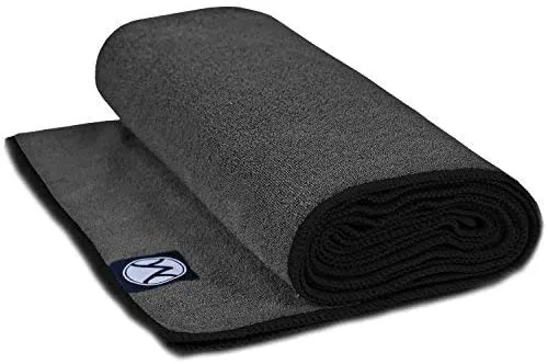 Youphoria Yoga Towel 24 x 72 - Microfiber Non Slip Yoga Mat Towel - Skidless Grip, Ultra Soft and Sweat Absorbent