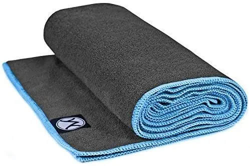 Youphoria Yoga Towel 24 x 72 - Microfiber Non Slip Yoga Mat Towel - Skidless Grip, Ultra Soft and Sweat Absorbent